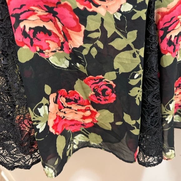 Lane Bryant Floral Maxi Skirt Size 22 - Picture 4 of 6